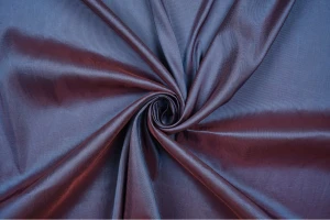 Tafta metalizowana niebieska z nutą różu