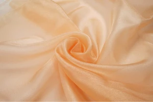 Organza kryształek 150cm morela
