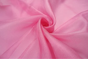 Organza kryształek 150cm róż