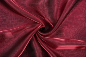 Organza dwutonowa 150cm czerwone wino