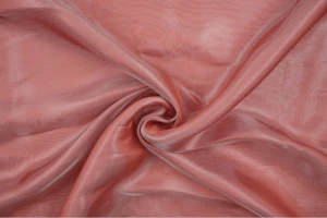 Organza dwutonowa 150cm pudrowy róż ciemny