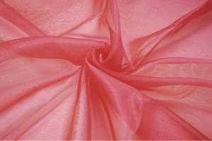 Organza jednotonowa 150cm malinowa