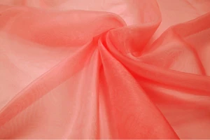 Organza jednotonowa 150cm koral