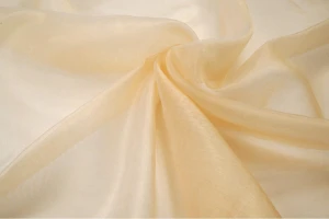 Organza jednotonowa 150cm beż ciepły