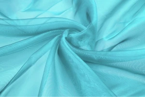 Organza jednotonowa 280cm lazurowa