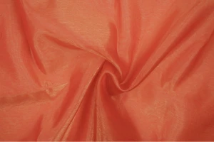 Organza jednotonowa 280cm pomarańczowy zgaszony z nutą złota