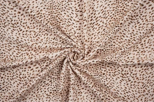 Wiskoza wzór drobna panterka