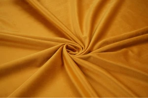 Welur aksamitny royal musztardowy