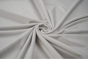 Welur aksamitny royal szary jasny