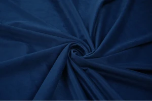 Welur aksamitny royal granatowy