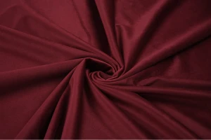 Welur aksamitny royal bordowy