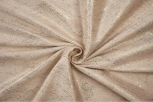 Welur wzór metalizowany beżowy