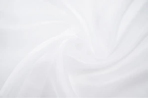 Organza jednotonowa 150cm biała
