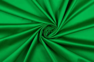 Satyna bawełniana zielony trawiasty