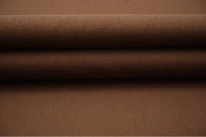 Tkanina imitująca len - brąz