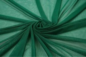 Tiul elastyczny obustronnie szmaragd