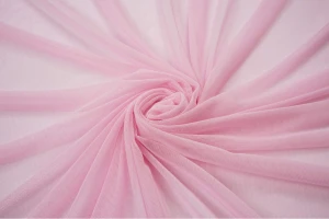 Tiul elastyczny obustronnie różowy jasny
