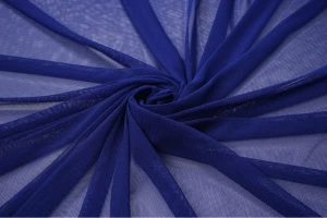 Tiul elastyczny obustronnie szafir