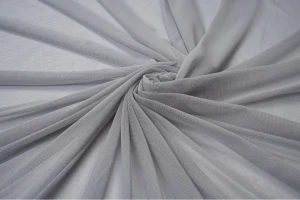 Tiul elastyczny obustronnie szary ciemny