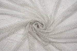 Siatka z cyrkoniami biała cyrkonie srebrne