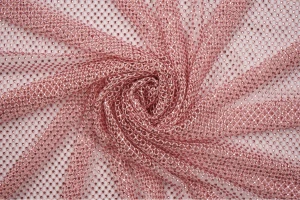 Siatka z cyrkoniami różowa cyrkonie różowe