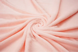 Dzianina futerkowa krótki włos 5mm blady róż