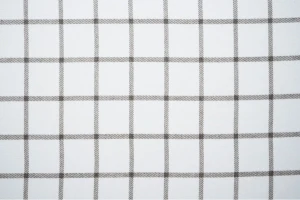 Tkanina w kratę błękitno szara