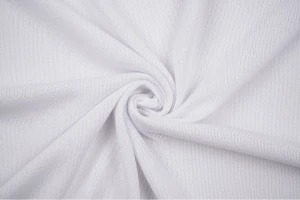 Dzianina swetrowa biała