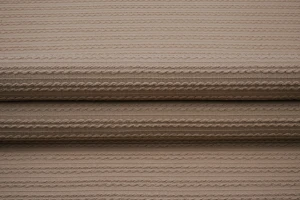 Dzianina swetrowa warkocz cappuccino