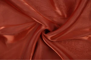 Organza dwutonowa 150cm rdzawy