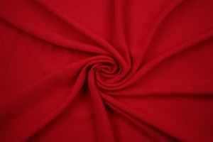 Tkanina imitująca len czerwona