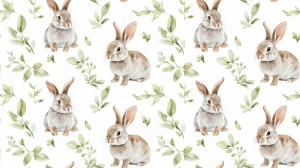  Oxford wzór zajączki