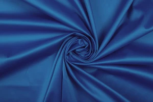 Satyna bawełniana kobaltowy jasny