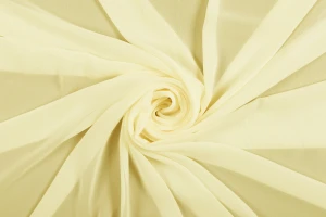 Szyfon żółty pastelowy